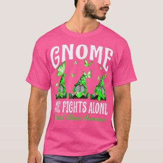 Camiseta Gnome One combate sozinho a consciência das doença