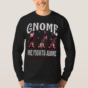 Camiseta Gnome One combate sozinho malformações linfáticas 