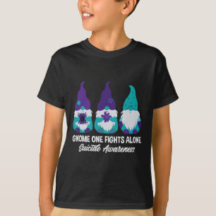 Camiseta Gnome One combate sozinho os anões de prevenção do