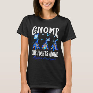 Camiseta Gnome One luta sozinho Alopecia Consciência 1