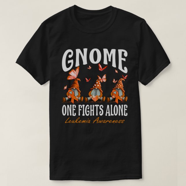 Camiseta Gnome One luta sozinho contra a consciência da leu (Frente do Design)