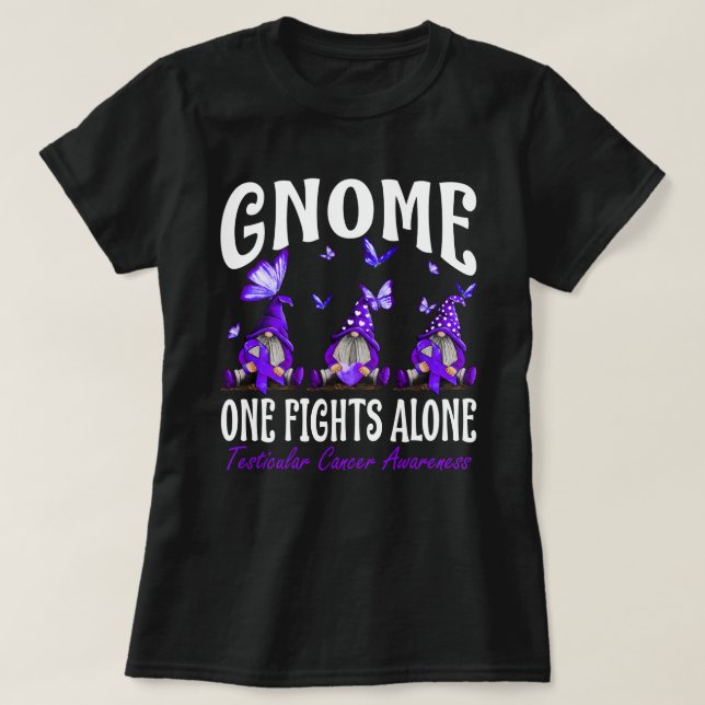 Camiseta Gnome One luta sozinho contra a consciência dos Ca (Frente do Design)