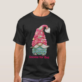 Camiseta Gnome para Bed Unicorn Hat Floral PJs Unisex