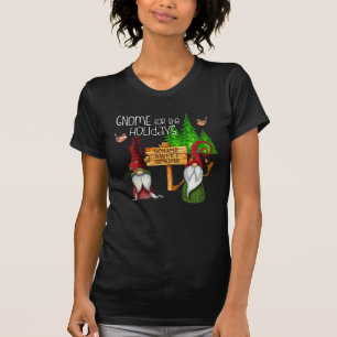 Camiseta Gnome para o Gnomo de Natal do Jardim das Férias