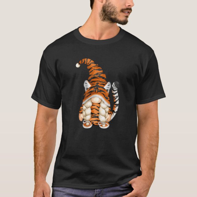 Camiseta Gnomie, Gnomie, Tigre, Figurino Para Mulheres F (Frente)