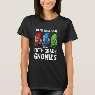 Camiseta Gnomies da Quinta Série  Dia de Escola Engraçado p