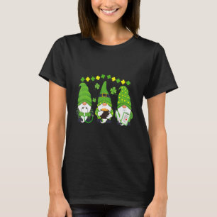 Camiseta Gnomies Fofos Enfermeiros Feliz Dia de São Patríci
