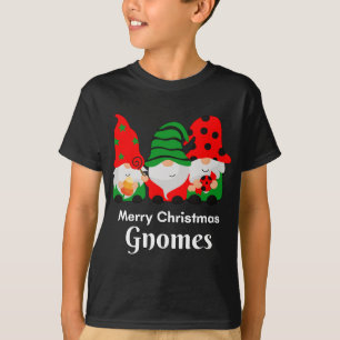Camiseta Gnomies Natal Oferece Gnomo Gnomo Feliz Amigos