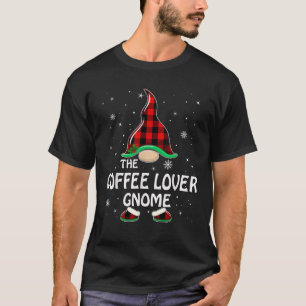 Camiseta Gnomo Amante de Café Xadrez de Búfalo Família Corr