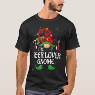 Camiseta Gnomo Amante de Cerveja Xadrez Vermelho de Buffalo