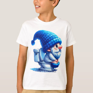 Camiseta Gnomo Aproveitando Seu Tempo De Banheiro Um Moment