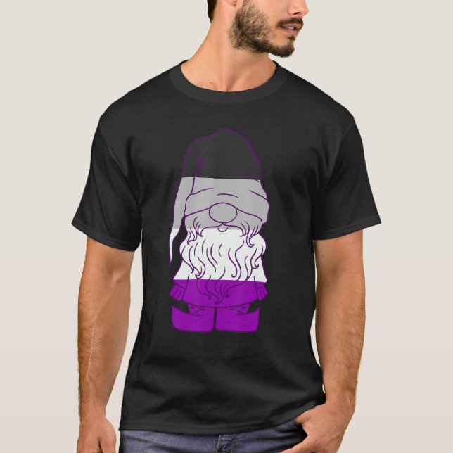 Camiseta Gnomo Asexual Ace Beanie Prido Asexual Lgbtqa Asex (Frente)