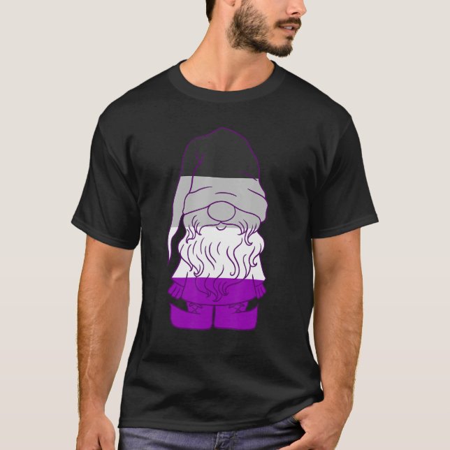 Camiseta Gnomo Asexual Ace Beanie Prido Asexual Lgbtqa Asex (Frente)