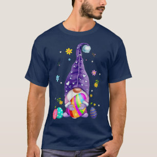 Camiseta Gnomo Bonito Abraça Felz pascoa Coelho Ovo Gno
