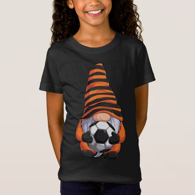 Camiseta Gnomo com jogador de futebol do Halloween Gno (Frente)