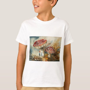 Camiseta gnomo da aguarela