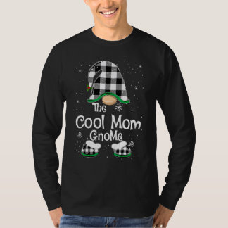 Camiseta Gnomo da Mamãe Legal Xadrez de Búfalo Família Comb