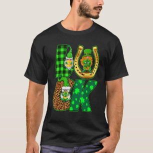 Camiseta Gnomo da Sorte Leprechaun Trevo de Quatro Folhas F