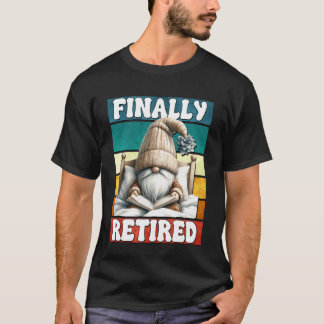 Camiseta Gnomo de Aposentadoria de Livro Ama Leitura Finalm