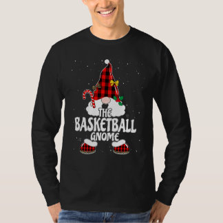 Camiseta Gnomo de Basquete Xadrez de Búfalo Família Corresp