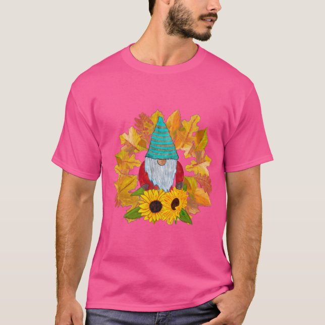 Camiseta Gnomo de Coroa Superdimensionado (Frente)