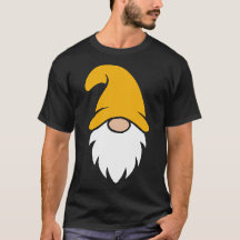 Gnomo de Natal com Chapéu Amarelo Fofo
