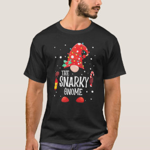 Camiseta Gnomo de Natal da Família Snarky Gnomo