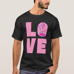Camiseta Gnomo de Verão de amor bonito para mulheres morang