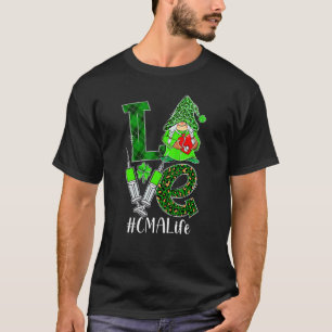Camiseta Gnomo do Amor Cma Vida Enfermeira Dia de São Patrí