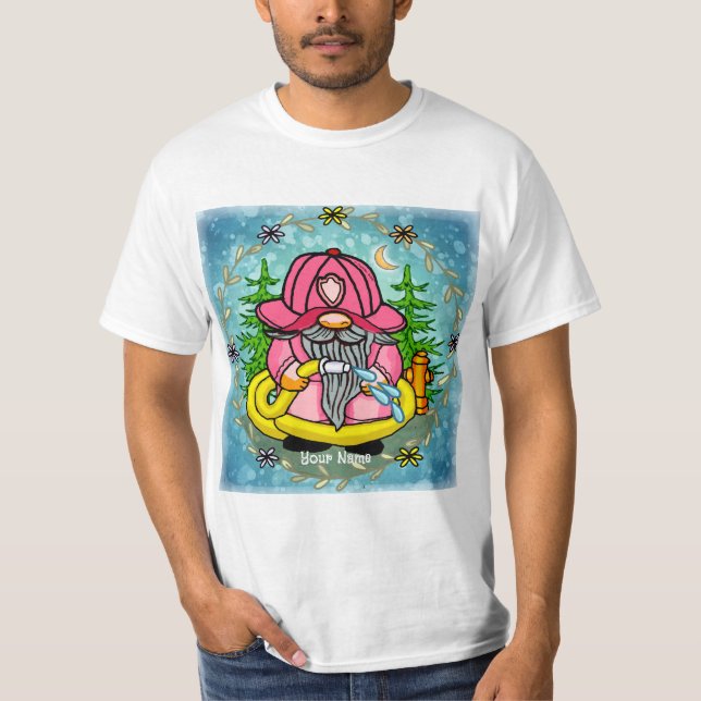 Camiseta Gnomo do bombeiro (Frente)