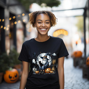 Camiseta Gnomo do Dia das Bruxas Negro - Presente Perfeito