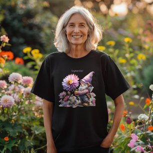 Camiseta Gnomo do Jardim do Mês de Nascimento Personalizado