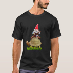 Camiseta Gnomo do Jardim na Tartaruga