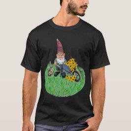 Camiseta Gnomo do Jardim Trabalhando em Unisex do Jardim Fl