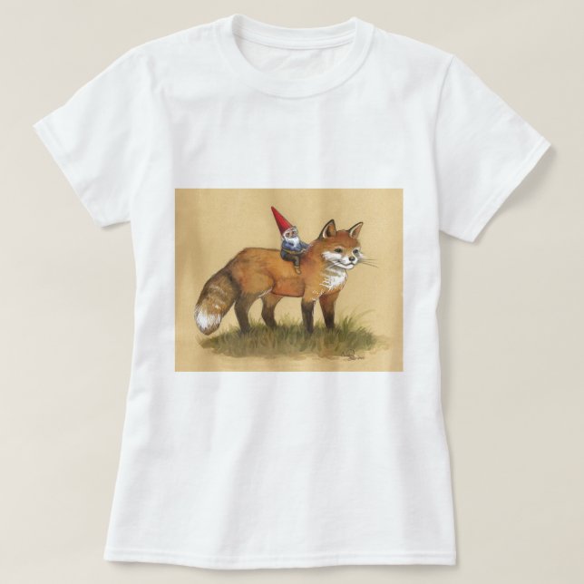 Camiseta Gnomo e Fox novos (Frente do Design)