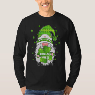 Camiseta Gnomo Engraçado com Rua de Enfermeira de Oncologia