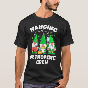 Camiseta Gnomo Engraçado Com Rua De Enfermeira Ortopedia Pa