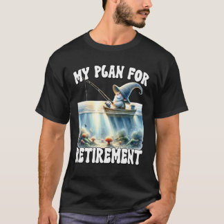 Camiseta Gnomo engraçado do plano de aposentadoria para pai