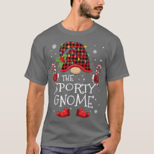 Camiseta Gnomo Esportivo Buffalo Xadrez Árvore de Natal Div