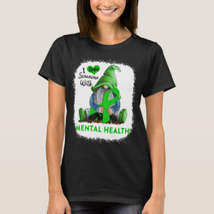 Camiseta Gnomo Eu Amo Alguém Com Saúde Mental