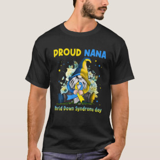 Camiseta Gnomo Familiar Orgulha Síndrome de Nana Down Sensi
