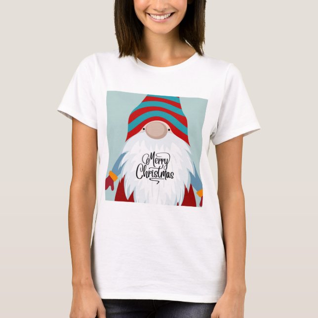 Camiseta Gnomo Feliz Natal (Frente)