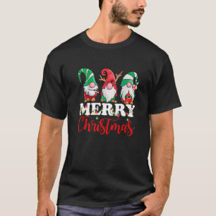 Camiseta Gnomo Feliz Natal Divertido Família Natal Crianças