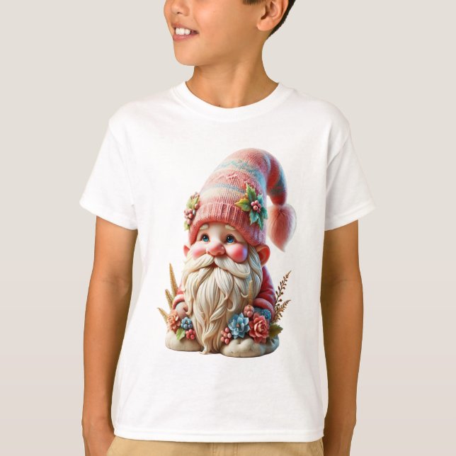 Camiseta Gnomo florido  (Frente)