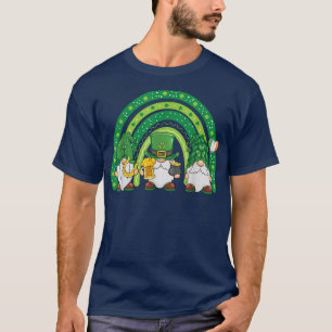 Camiseta Gnomo Gnomo, Gnomo, Dia de São Patrício Feliz
