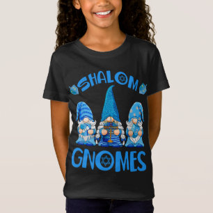 Camiseta Gnomo Hanukkah Engraçado Judeu Shalom Gnomos Chanu