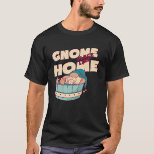 Camiseta Gnomo Home Bath Chilling Gnomo em Banheiro