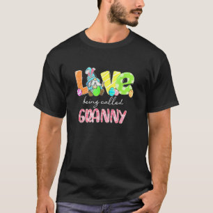 Camiseta Gnomo Love Ser Chamado de Granny Páscoa Day Family