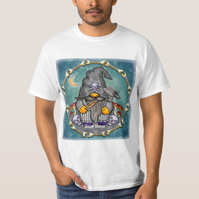 Camiseta gnomo mago das trevas  (Frente)
