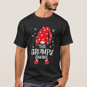 Camiseta Gnomo Mal-Humorado Xadrez de Búfalo Família Corres